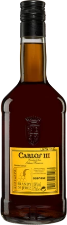 Brandy »Carlos III« Solera Reserva - 0,7 L. 2 Brandy »Carlos III« Solera Reserva - 0,7 L. – Bild 2